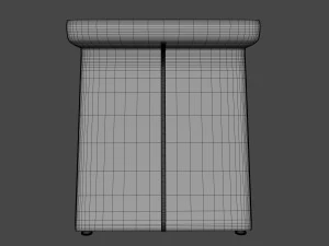 flip v stool 3D Model