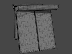 flip v stool 3Dモデル