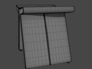 flip v stool 3D Model
