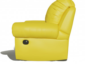 single seater comfortable sofa Modelo 3D