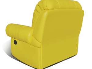 single seater comfortable sofa Modelo 3D