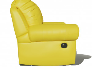 single seater comfortable sofa Modelo 3D