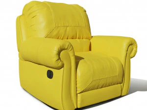 single seater comfortable sofa 3D Model