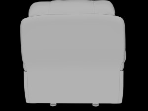 single seater comfortable sofa Modelo 3D