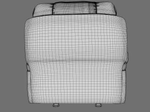 single seater comfortable sofa 3D Model