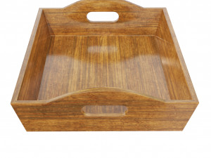 wooden tray Modello 3D