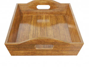 bandeja de madeira Modelo 3D