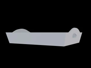 bandeja de madeira Modelo 3D