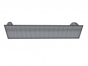 wooden tray Modello 3D