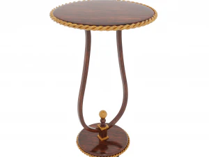 stylish unique wooden table 3D Model