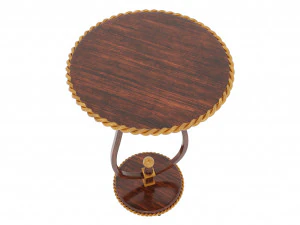 stylish unique wooden table 3D Model
