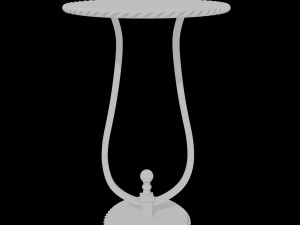 stylish unique wooden table 3D Model