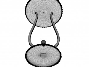 stylish unique wooden table 3D Model