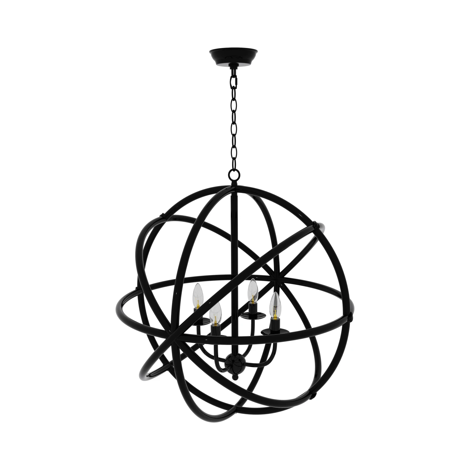 fashionable hanging lamp 3D Model .c4d .max .obj .3ds .fbx .stl .blend