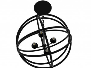 fashionable hanging lamp 3D Model