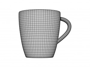 cup with saucer set 3Dモデル