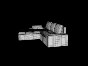 big sofa Modelo 3D