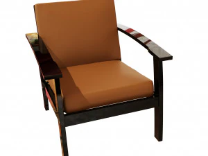 elegante conjunto de cadeiras Modelo 3D