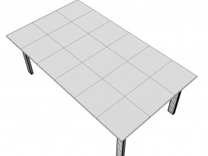 elegante conjunto de cadeiras Modelo 3D