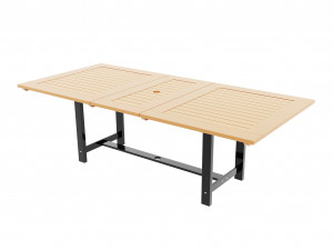 portable eight seater table chair set 3Dモデル