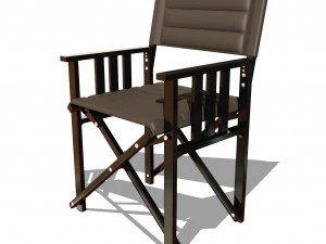 portable eight seater table chair set 3D Model