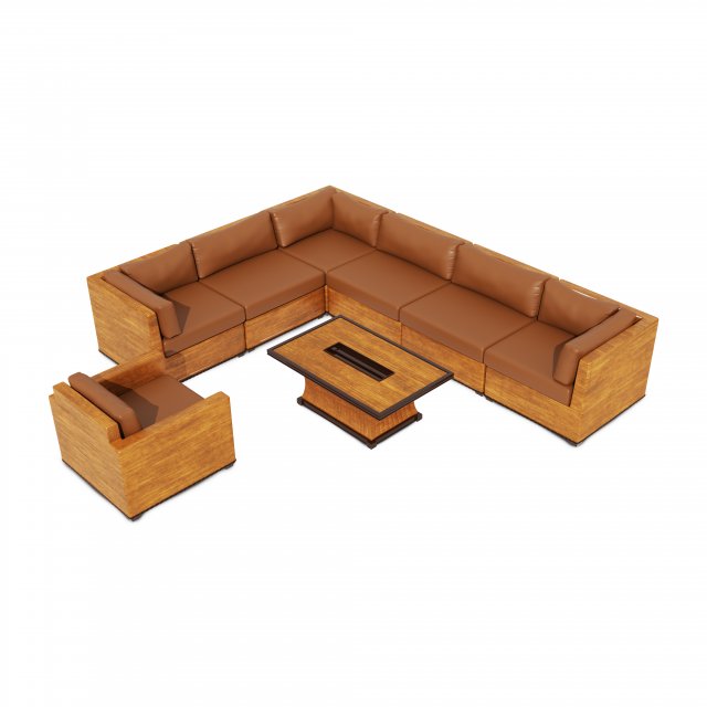 fancy sofa Modèle 3D .c4d .max .obj .3ds .fbx .stl .blend 