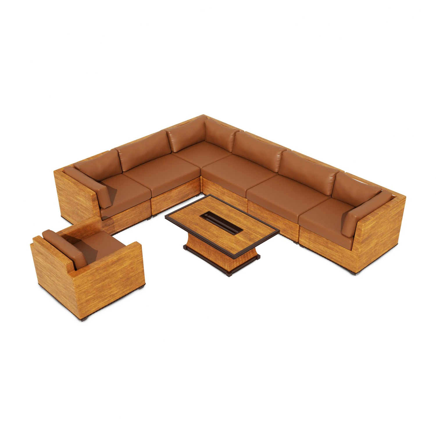 fancy sofa 3D Model .c4d .max .obj .3ds .fbx .stl .blend 