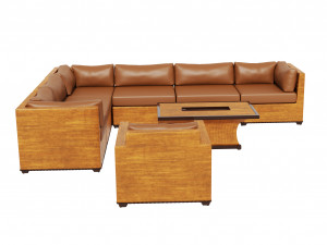 fancy sofa Modèle 3D