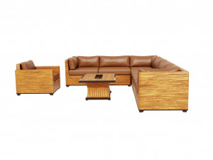fancy sofa 3D Model
