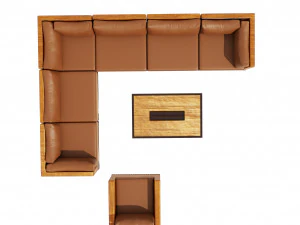fancy sofa 3D Model