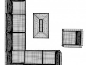 fancy sofa Modèle 3D