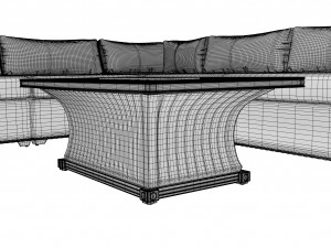 fancy sofa Modèle 3D