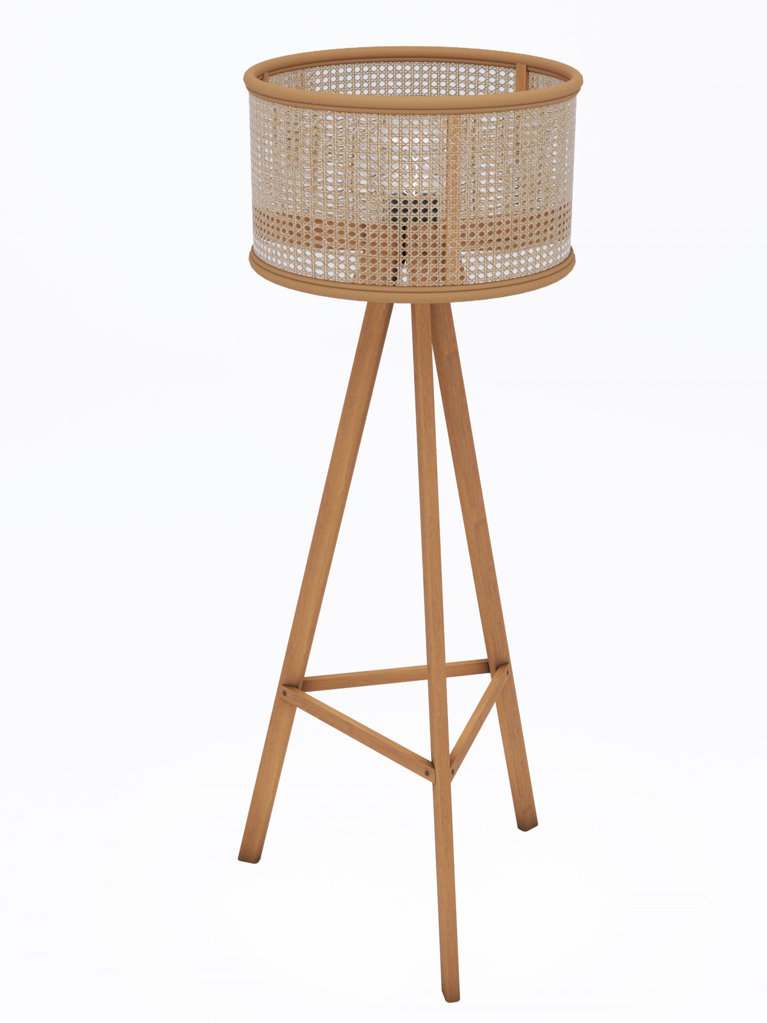 Woven floor on sale lamp