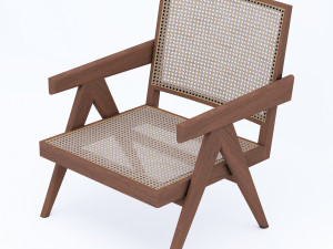 replica chair jean pierre jeanneret Model 3D