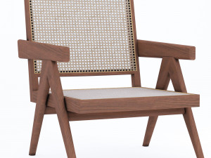 replica chair jean pierre jeanneret Model 3D