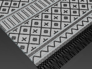 surya farmhouse tassel row 3D 模型
