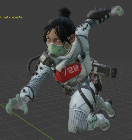 wraith quarantine 722 3D मॉडल .c4d .max .obj .3ds .fbx .stl .blend 