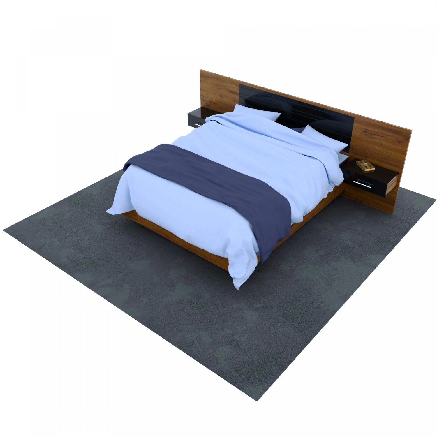 bed fiesta 3D Model .c4d .max .obj .3ds .fbx .stl .blend