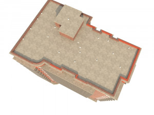 residential building 3D मॉडल