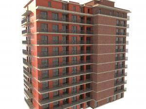 residential building 3D मॉडल
