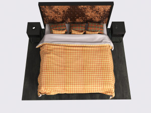 chester bed Model 3D
