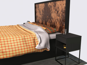 chester bed Model 3D