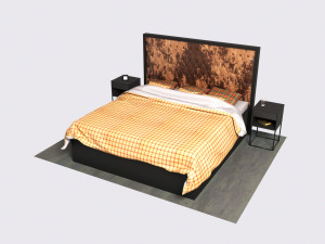 chester bed Model 3D