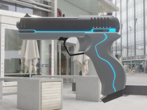 sci-fi pistol 3D Model