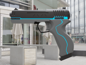 sci-fi pistol 3D मॉडल