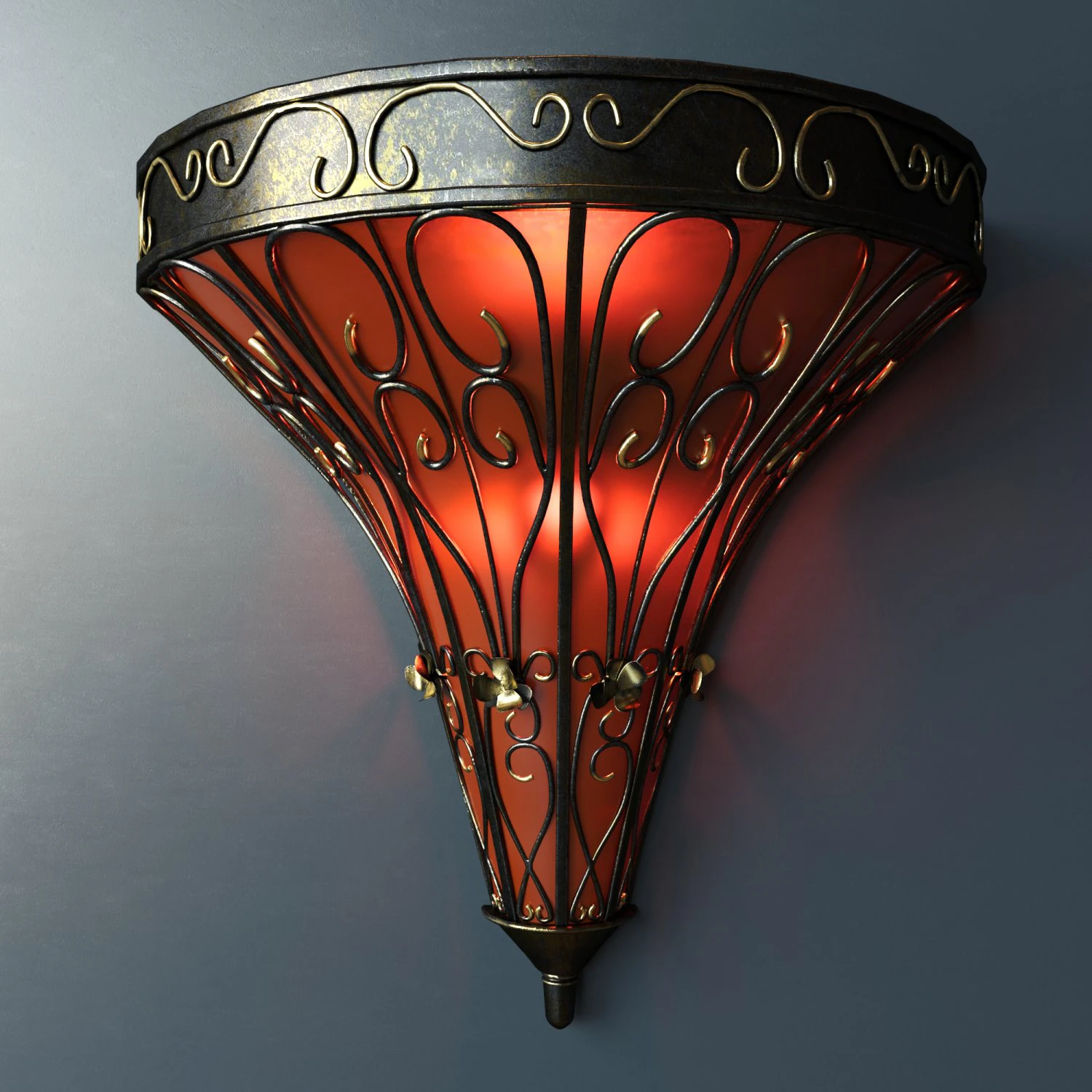 kichler wall sconce 3D Model .c4d .max .obj .3ds .fbx .stl .blend 