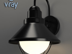 kichler wall light Model 3D