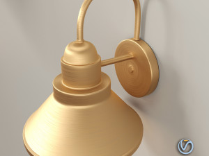 kichler wall light Model 3D