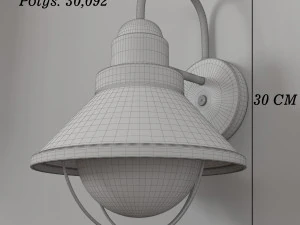 kichler wall light 3D Model