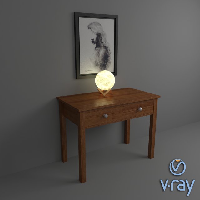moonlight free low-poly 3D Model .c4d .max .obj .3ds .fbx .stl .blend 